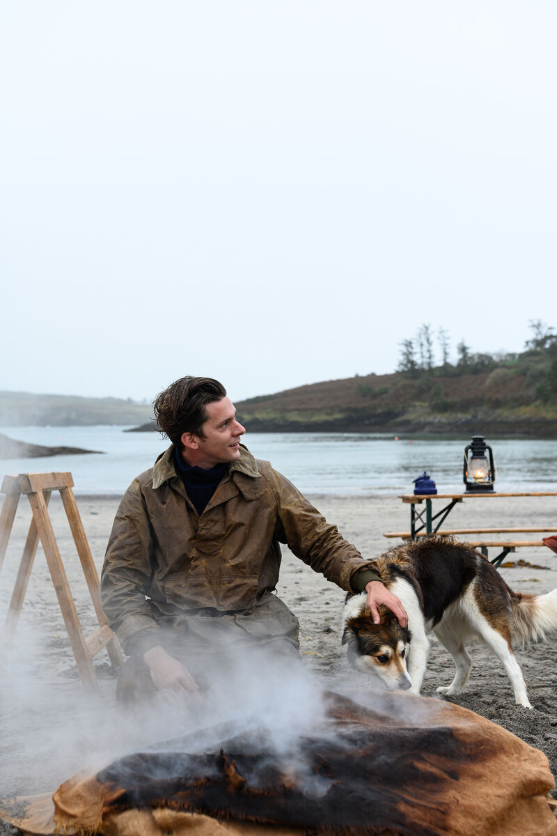 Up There The Last's Founder, Max Jones, will be offering long table sunset beach feasts in West Cork this Spring. Picture: Cliodhna Prendergast