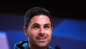 <p>File photo dated 20-02-2024 of Arsenal manager Mikel Arteta</p>