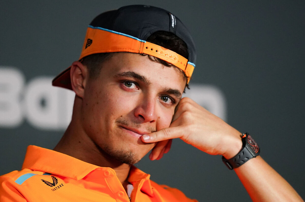 McLaren's Lando Norris who opened the Netflix “sports documentary” Formula 1: Drive to Surviveby driving a novelty vintage car around the chicanes above Monaco. Photo: David Davies/PA