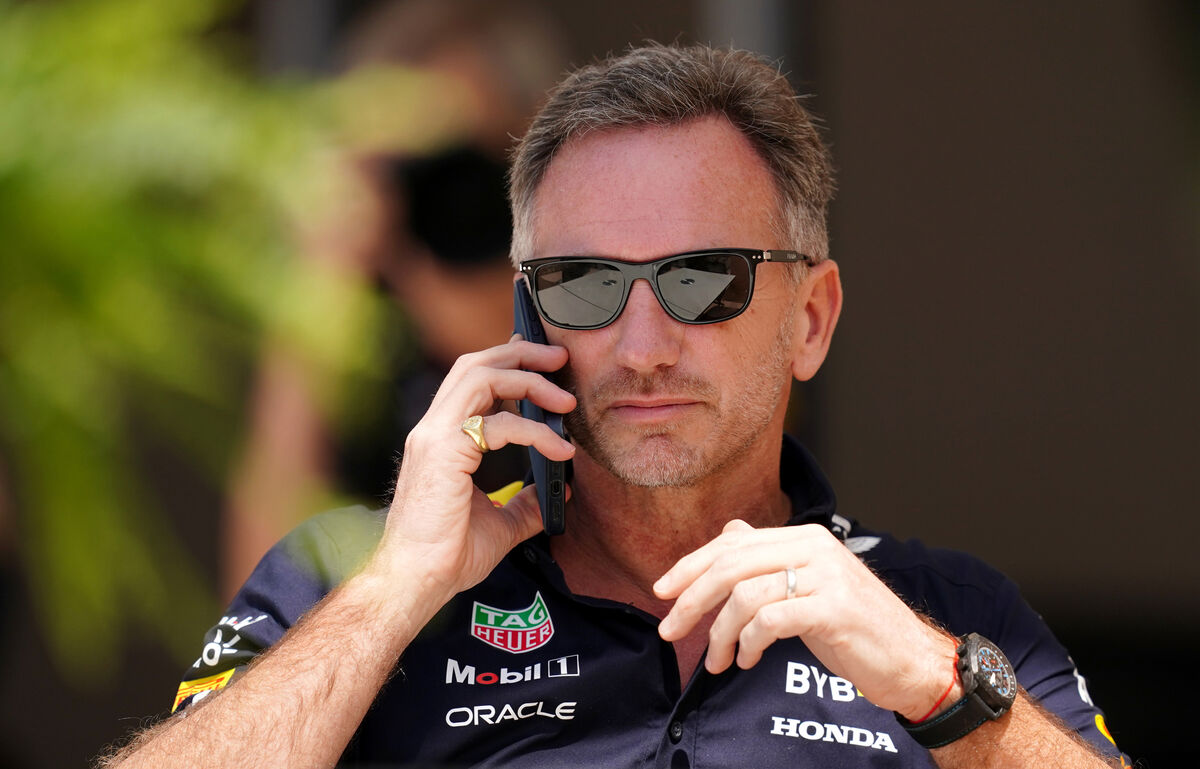 Red Bull Racing team principle Christian Horner.