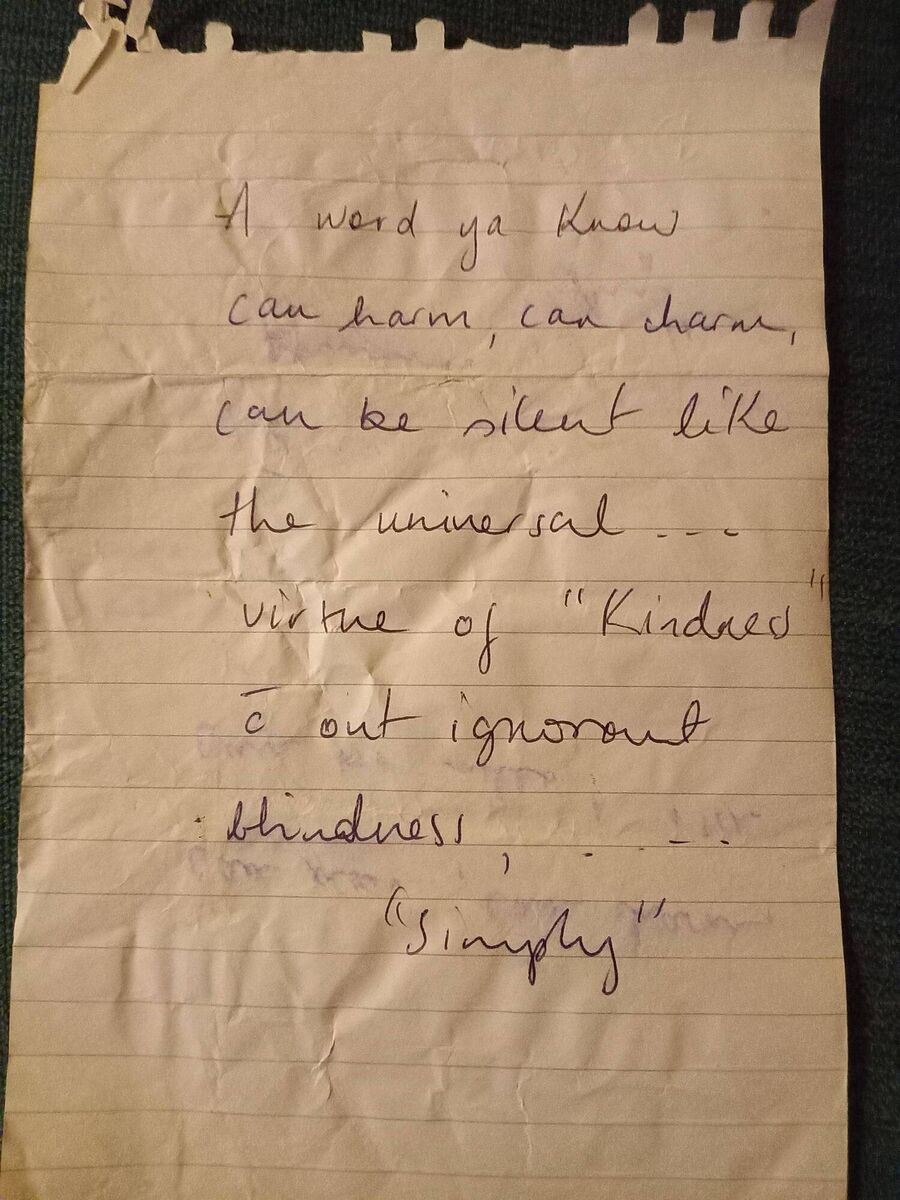 A poem by Ann Delaney. A poem by Ann Delaney.