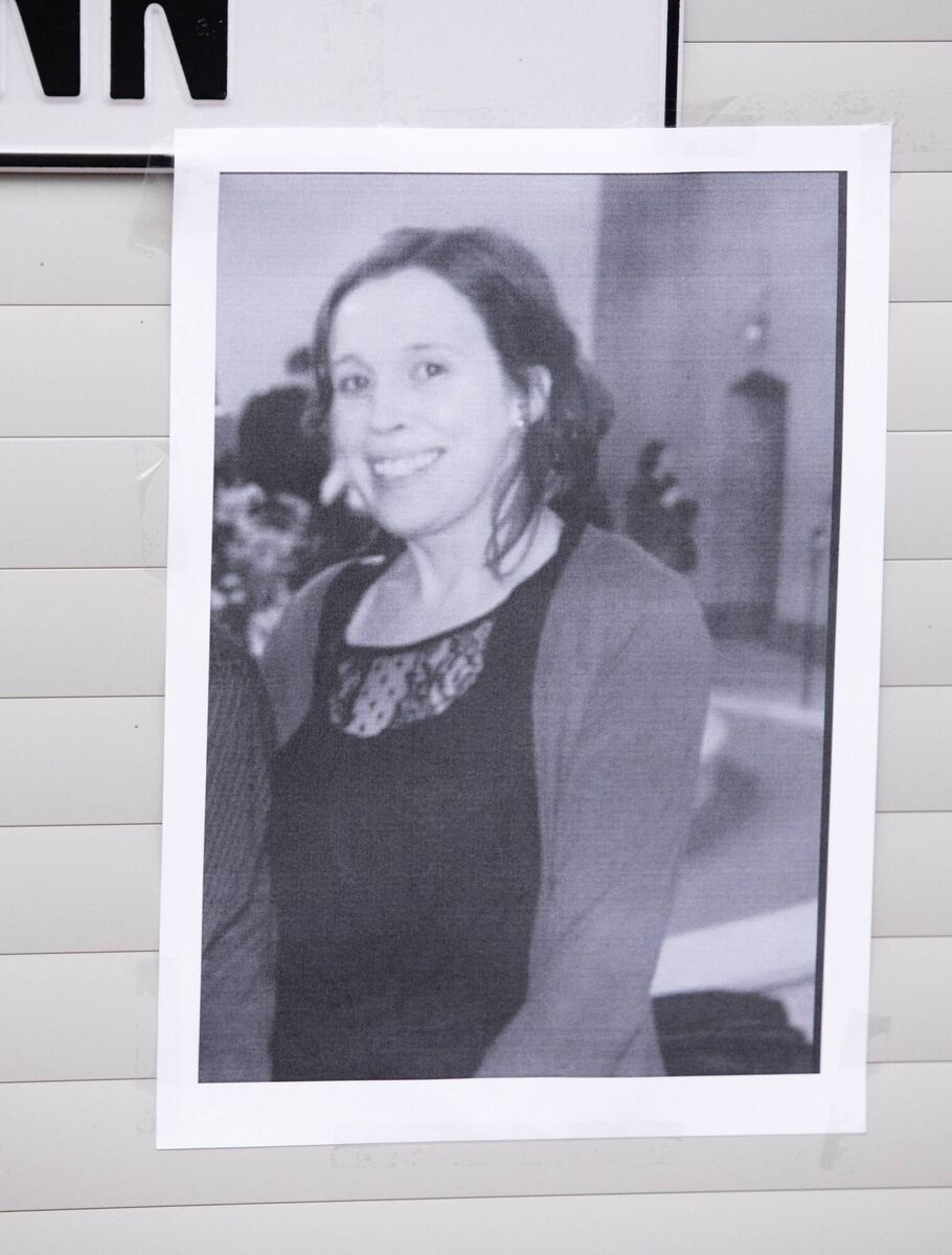 A photo of Ann Delaney at a vigil for her close to the scene where she was found dead in Dublin. A photo of Ann Delaney at a vigil for her close to the scene where she was found dead in Dublin.