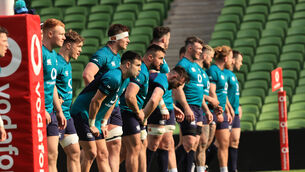 <p>SIGHTS SET: Josh van der Flier, Conor Murray, Joe McCarthy and Ronan Kelleher. Pic: Billy Stickland, Inpho</p>