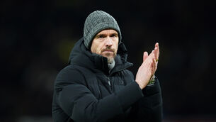 Erik Ten Hag believes his side can go toe-to-toe with Manchester City (Martin Rickett/PA)