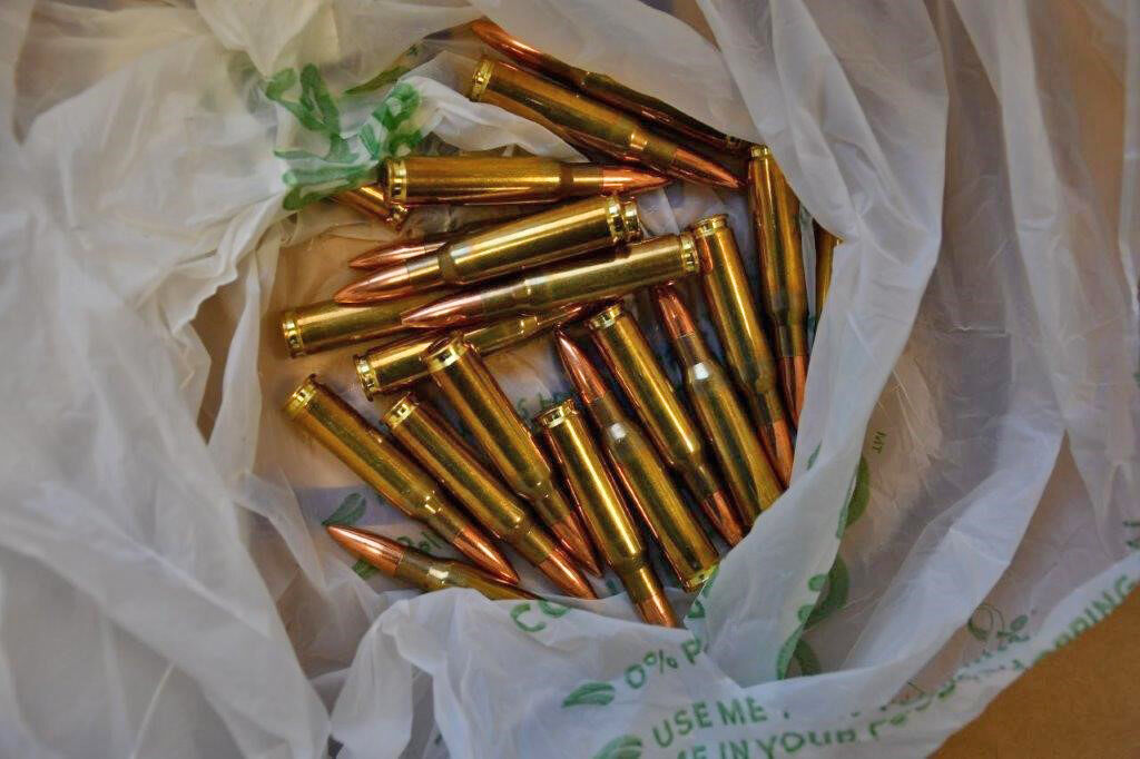 Rounds of ammunition seized during the operation. Picture: Garda/PA Wire Rounds of ammunition seized during the operation. Picture: Garda/PA Wire