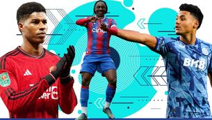 <p>TALKING POINTS: Eberechi Eze of Crystal Palace, Manchester United's Marcus Rashford and Ollie Watkins of Aston Villa.</p>