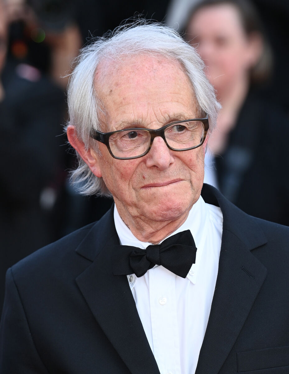 Ken Loach attending The Old Oak premiere during the 76th Cannes Film Festival in Cannes, France, in 2023.