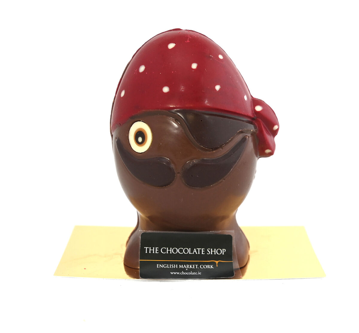 Chocolate shop pirate egg. Picture; Eddie O'Hare Chocolate shop pirate egg. Picture; Eddie O'Hare