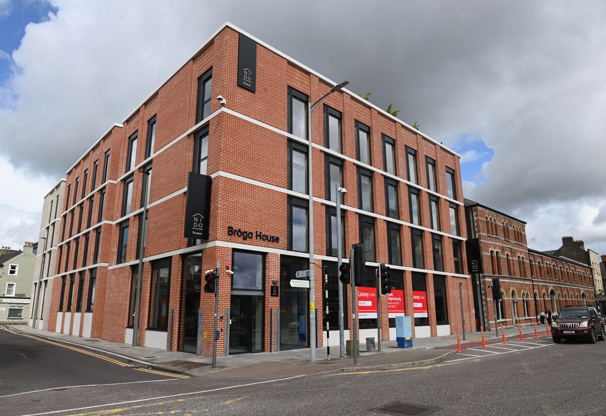 Bróga House €35m student accommodation premises on Washington Street Picture: Larry Cummins Bróga House €35m student accommodation premises on Washington Street Picture: Larry Cummins