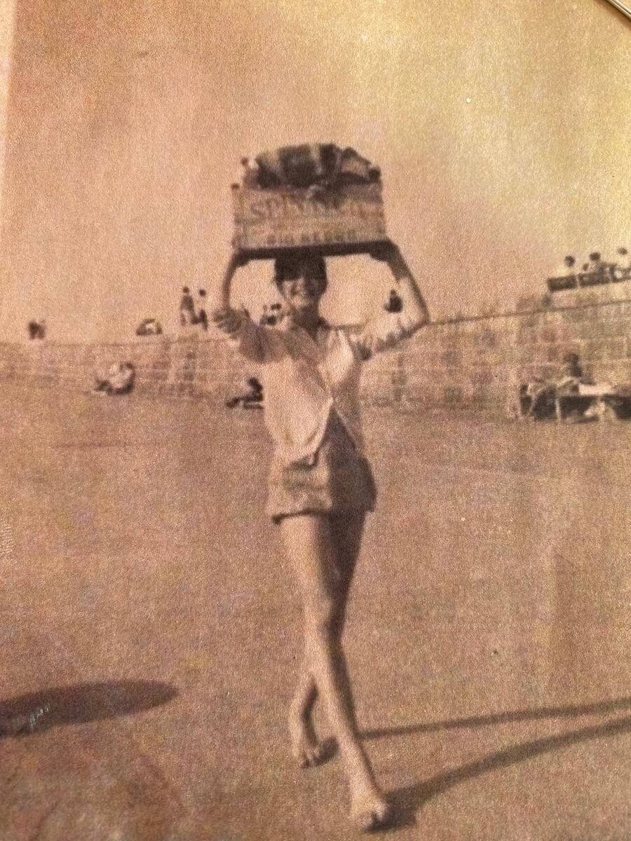 Emily Hourican's mum Pat aged about 17