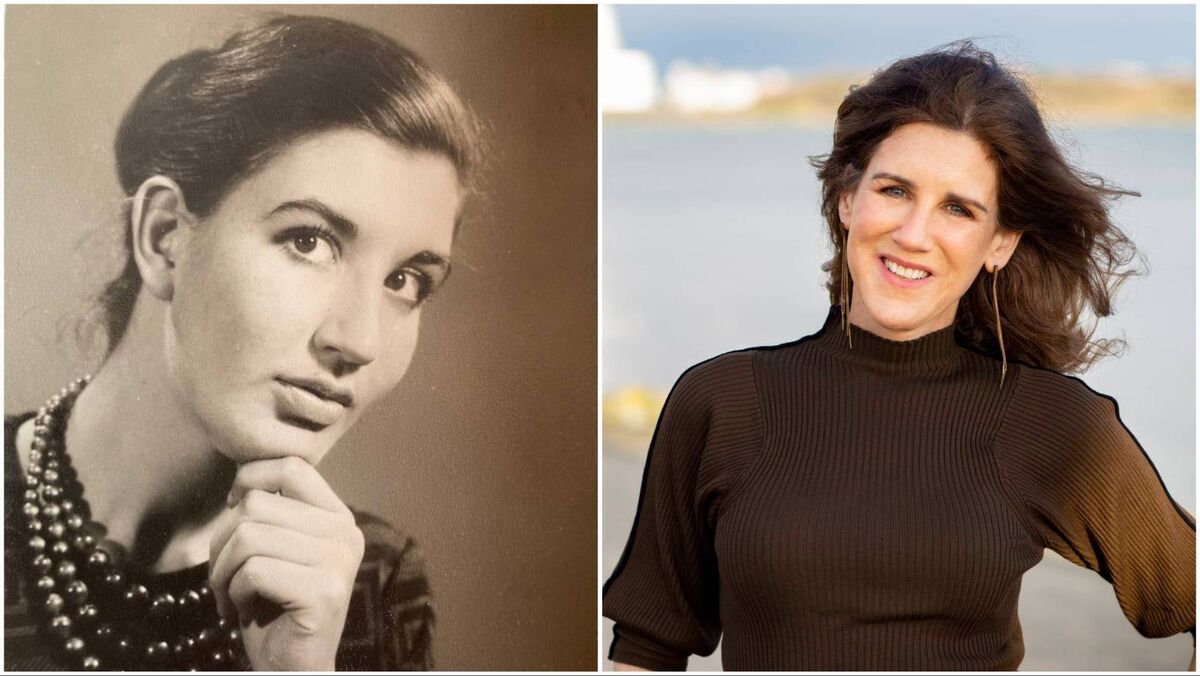 Emily Hourican, right, and her mum, Pat