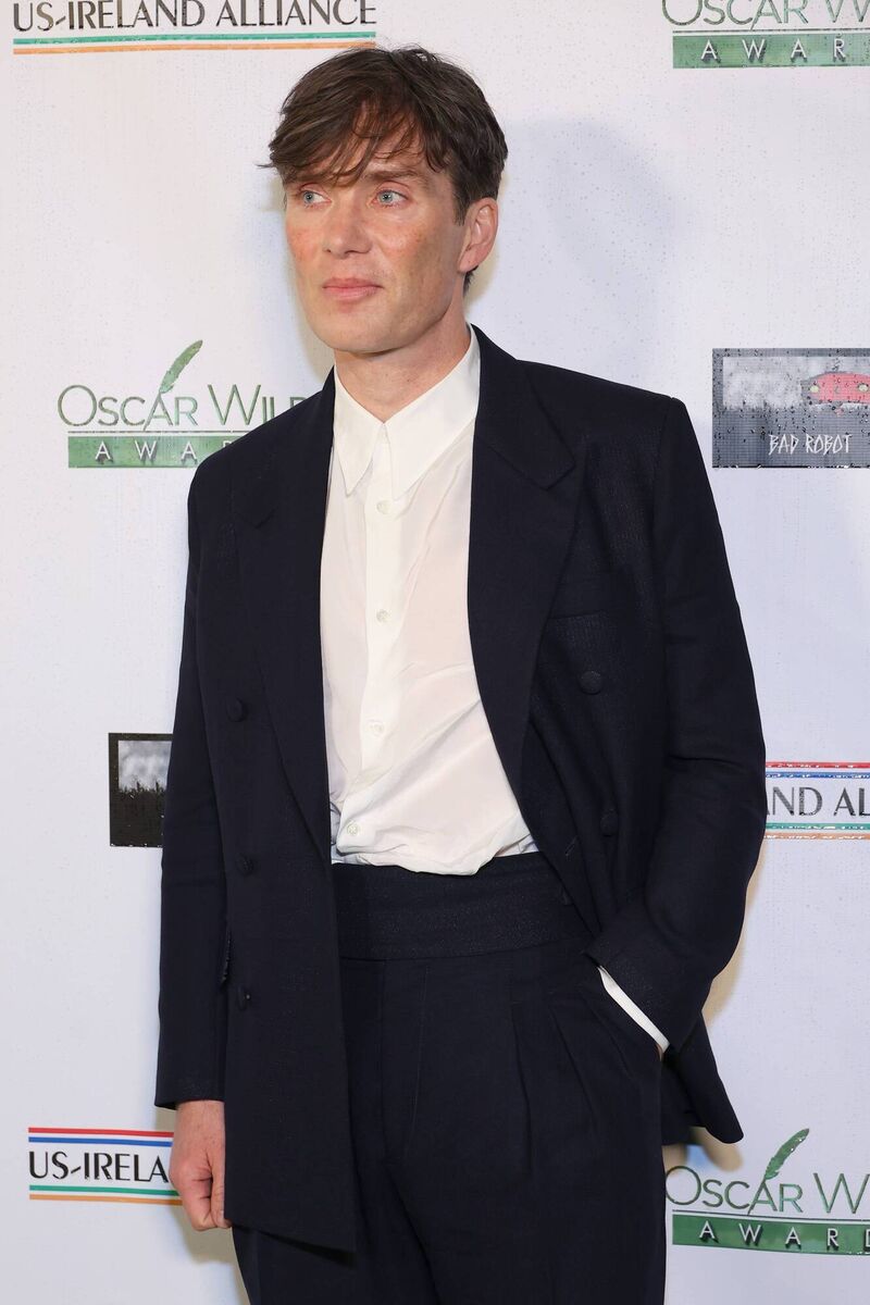 Cillian Murphy attends the US-Ireland Alliance's 2024 Oscar Wilde Awards at Bad Robot on Thursday Picture: Leon Bennett/Getty Images
