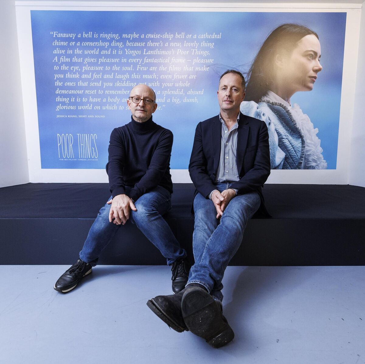  Producers of the film Poor Things, Ed Guiney and Andrew Lowe of Element Pictures. File Picture: Andres Poveda
