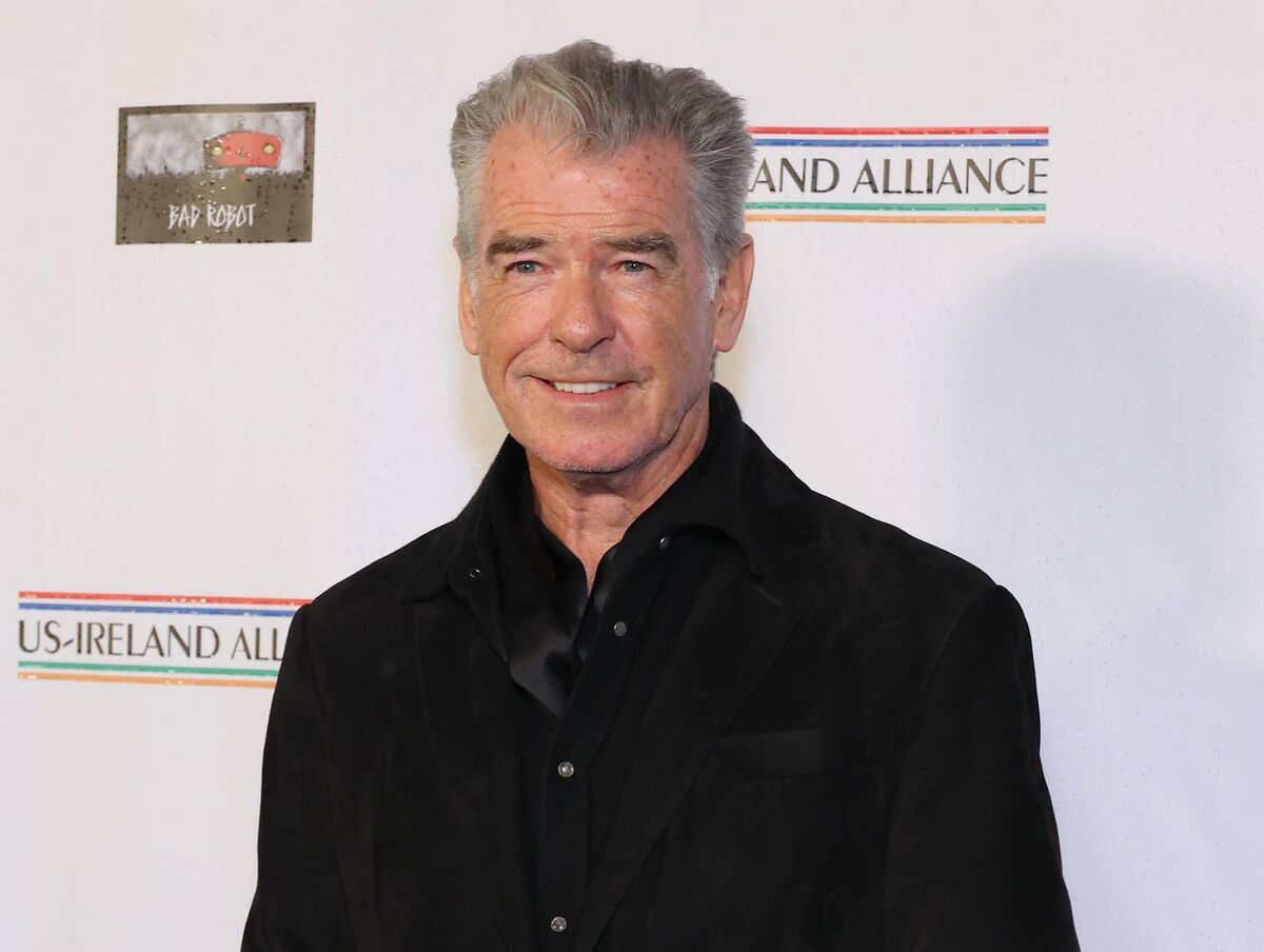 Pierce Brosnan, who was honoured at Thursday's Oscar Wilde Awards in California. Picture: Bennett/Getty Images