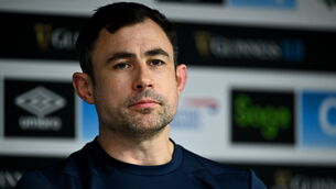 <p>80-MINUTE PERFORMANCE: England defence coach Felix Jones. Pic: Harry Murphy, Sportsfile</p>