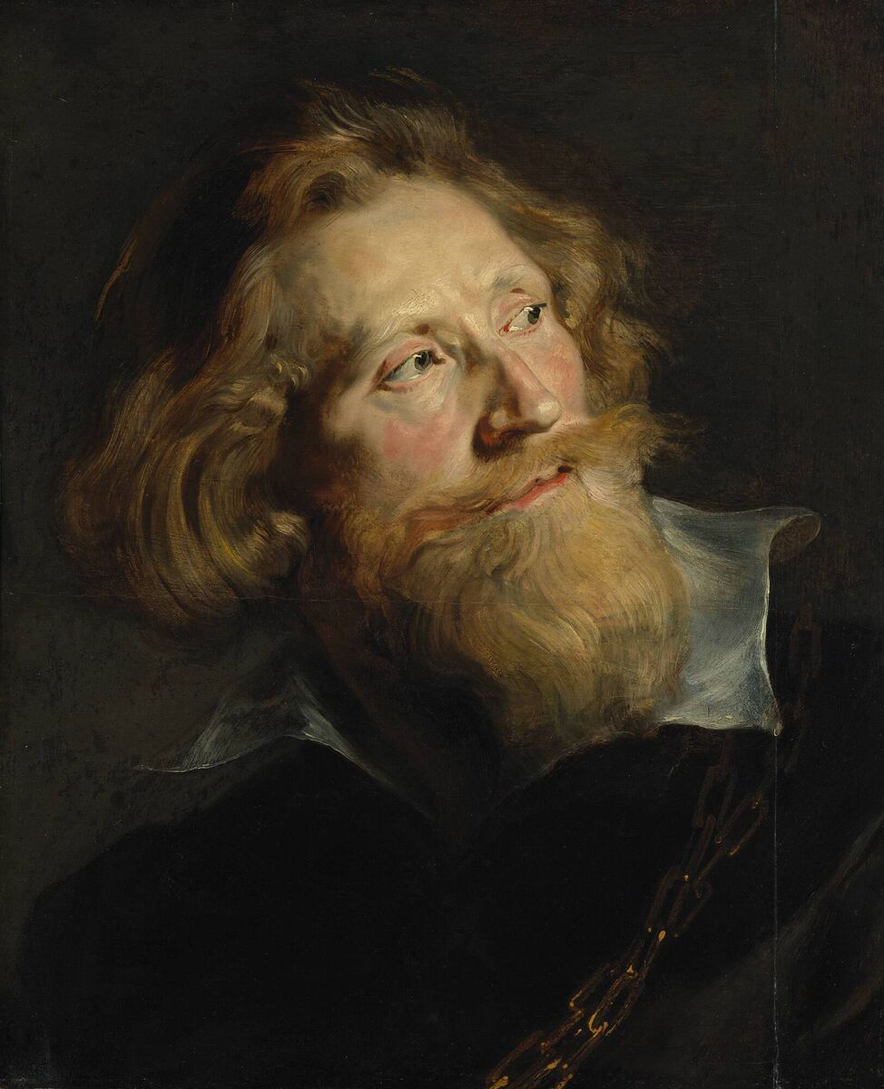  Head of a Bearded Man, by Peter Paul Rubens.