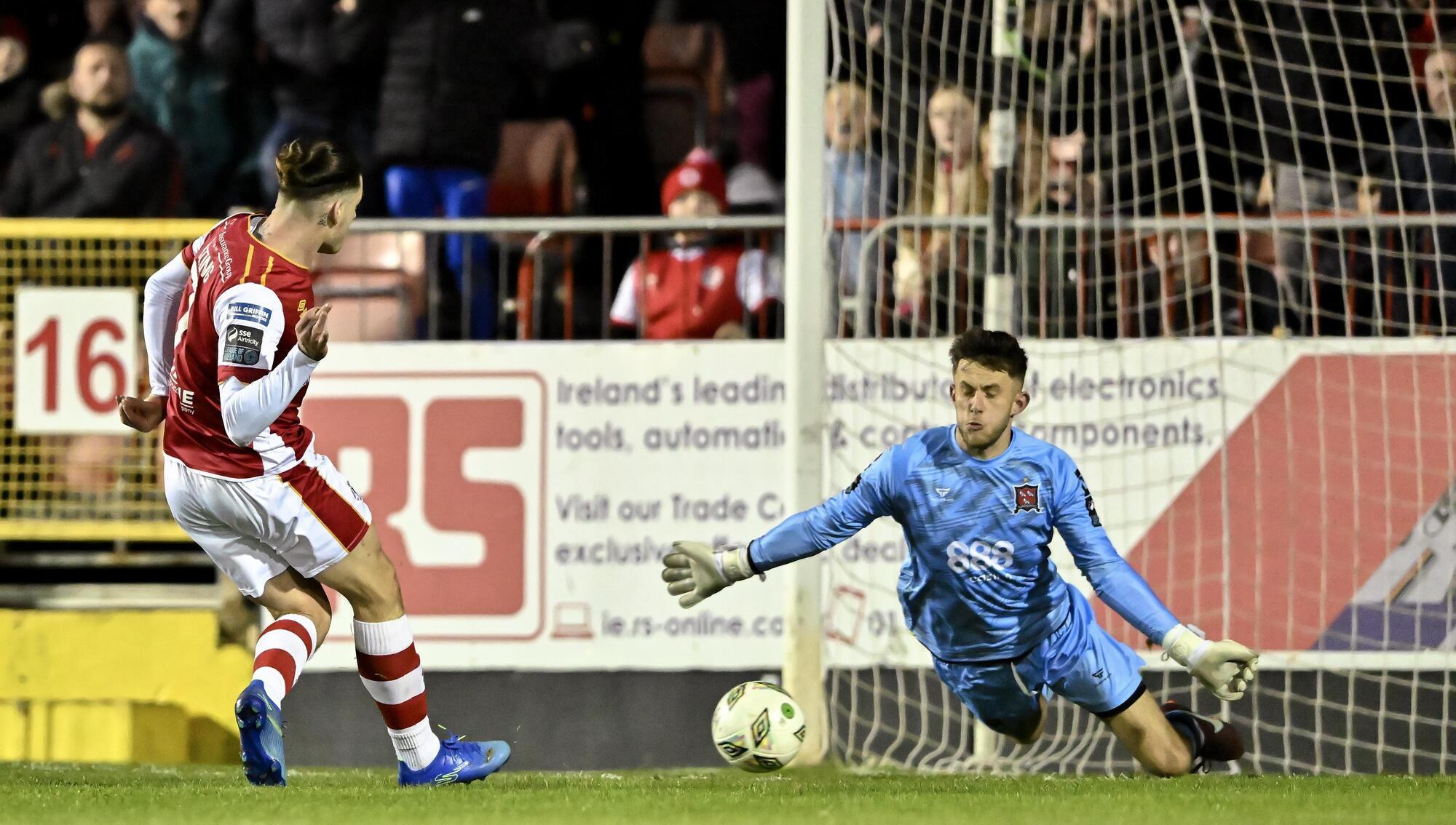 Ruairí Keating strikes to end St Pats' losing run and inflict more misery on Dundalk
