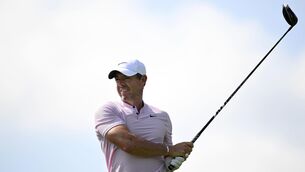<p>Rory McIlroy watches his tee shot on the third hole during the second round of the Arnold Palmer Invitational golf tournament at Bay Hill. Picture: Phelan M Ebenhack/AP</p>