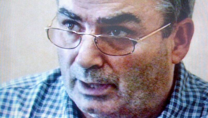 Freddie Scappaticci arriving to an office on the Falls Road to give a statement to the media after newspapers exposed him as codename 'Stakeknife' the British Army's top mole inside the IRA. Picture: Justin Kernoghan