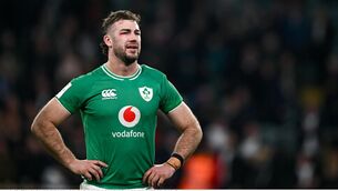 <p>GUTTED: Caelan Doris of Ireland after his side's defeat to England. Photo by Harry Murphy/Sportsfile</p>