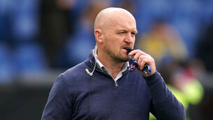 <p>Gregor Townsend saw his side fall to a 31-29 defeat in Rome. Pic: Adam Davy/PA</p>