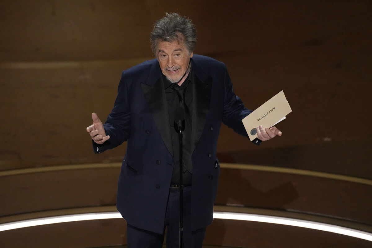 Al Pacino presents the award for best picture during the Oscars. Picture: AP Photo/Chris Pizzello Al Pacino presents the award for best picture during the Oscars. Picture: AP Photo/Chris Pizzello