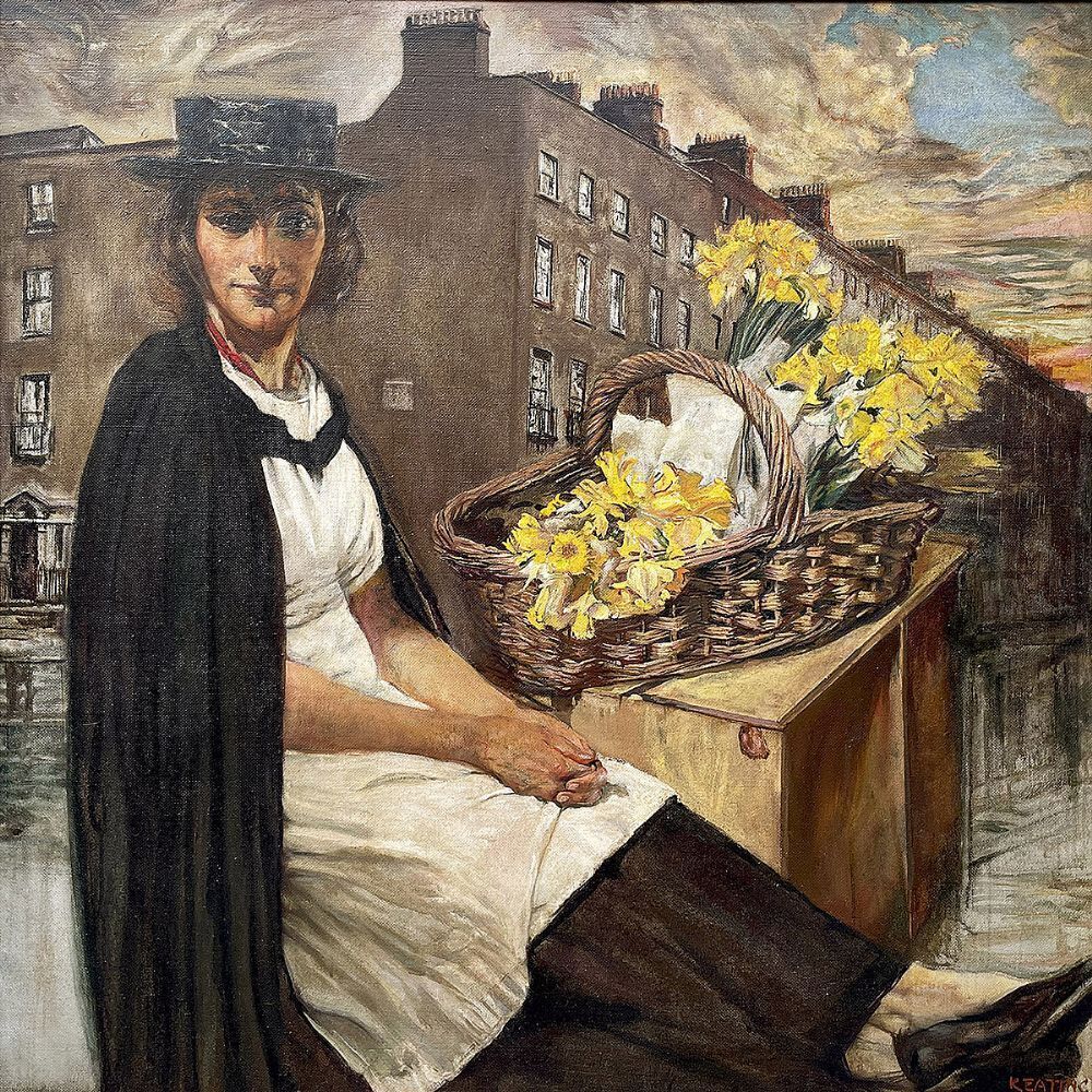 'Eliza Doolittle in Dublin' by Sean Keating at de Veres.