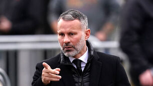 <p>Ryan Giggs is working as Salford’s director of football. Pic: Martin Rickett/PA</p>