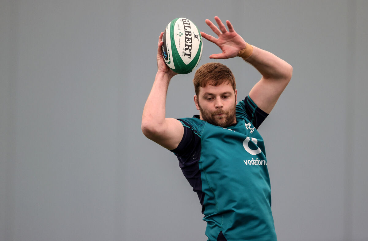 Iain Henderson during training. Pic Credit: Dan Sheridan, Inpho. Iain Henderson during training. Pic Credit: Dan Sheridan, Inpho.