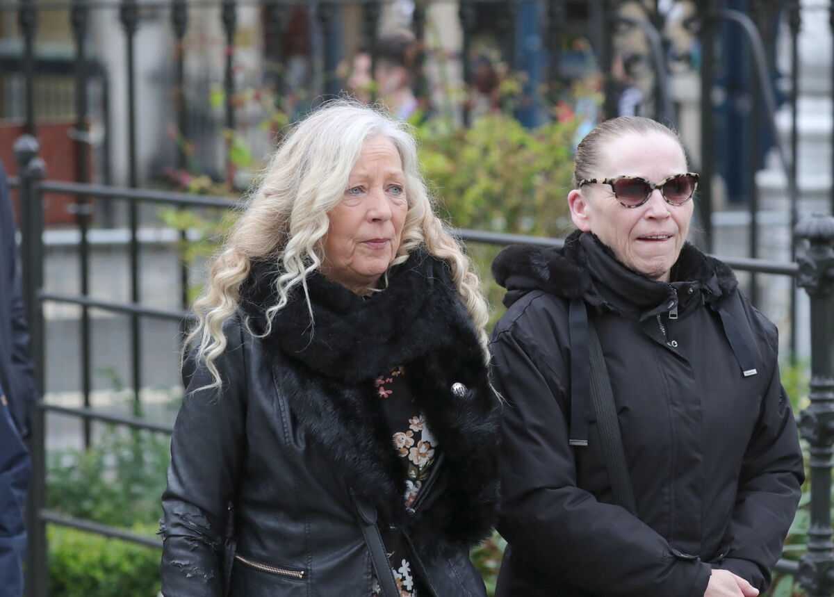 Stardust campaigner Antoinette Keegan (left) arriving at the Mansion House. Picture: Colin Keegan, Collins Dublin