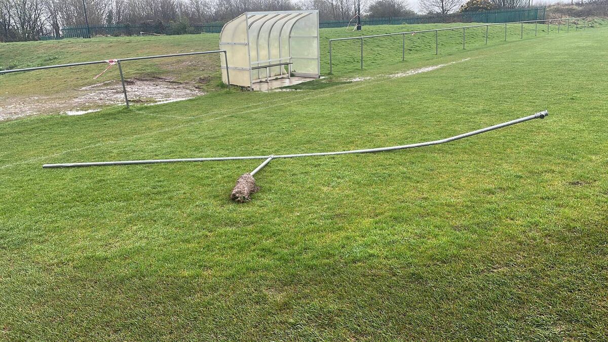Some of the vandalism at the grounds of Ringmahon Rangers in Cork. Picture: Ringmahon Rangers Some of the vandalism at the grounds of Ringmahon Rangers in Cork. Picture: Ringmahon Rangers
