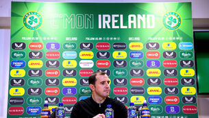 <p>THE HOTSEAT: Ireland's interim head coach John O’Shea. Pic: INPHO/Ryan Byrne</p>