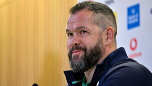 <p>BIG YEAR AHEAD: Ireland head coach Andy Farrell speaks to the press during an Ireland rugby media conference at the Aviva Stadium in Dublin. Pic: Sam Barnes, Sportsfile</p>