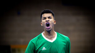 <p>BOWING OUT: Michael Agwi's Hamburg challenge has come to an end in the quarter-finals. Pic: Kieran Ryan-Benson</p>