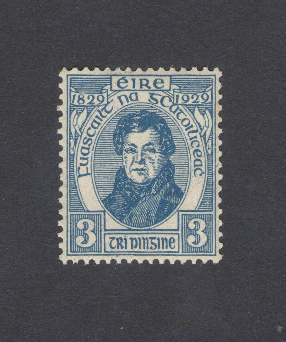 Daniel O'Connell, who featured on a commemorative stamp early in the State's existence