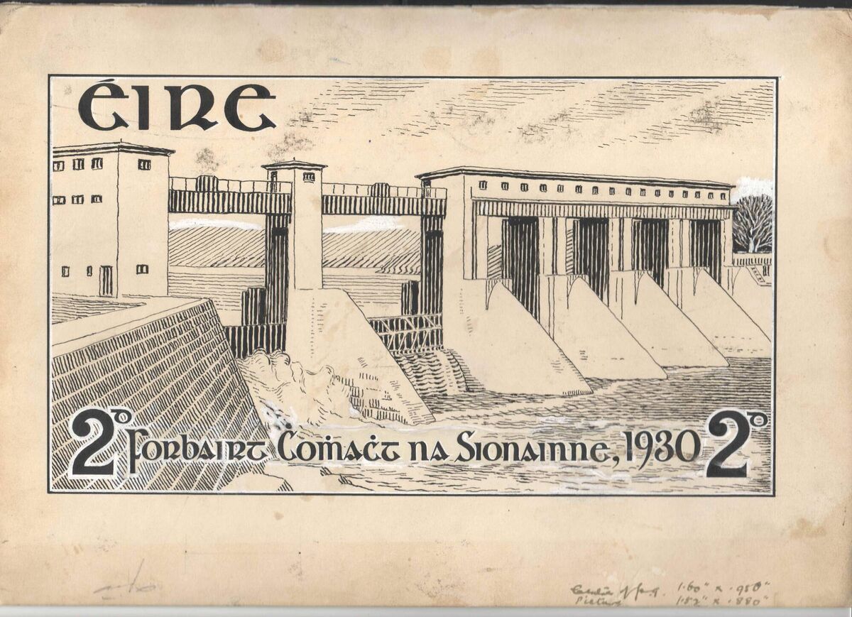 A stamp commemorating the Shannon scheme, 1930