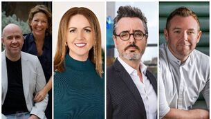 <p>Some of Ireland's international hoteliers</p>