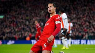 <p>Liverpool captain Virgil van Dijk takes inspiration from some of the world’s greatest sportsmen (Peter Byrne/PA)</p>