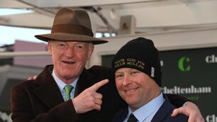 <p>Willie Mullins leading trainer at the Cheltenham Festival 2024 with Ben Delmar.</p>