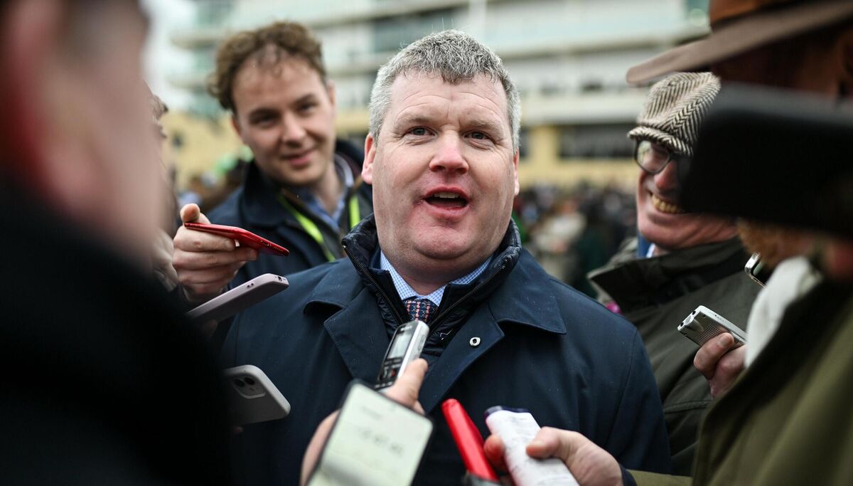 Trainer Gordon Elliott at Cheltenham. Photo by David Fitzgerald/Sportsfile