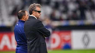 <p>Galthié before the Six Nations clash between France and Ireland.</p>