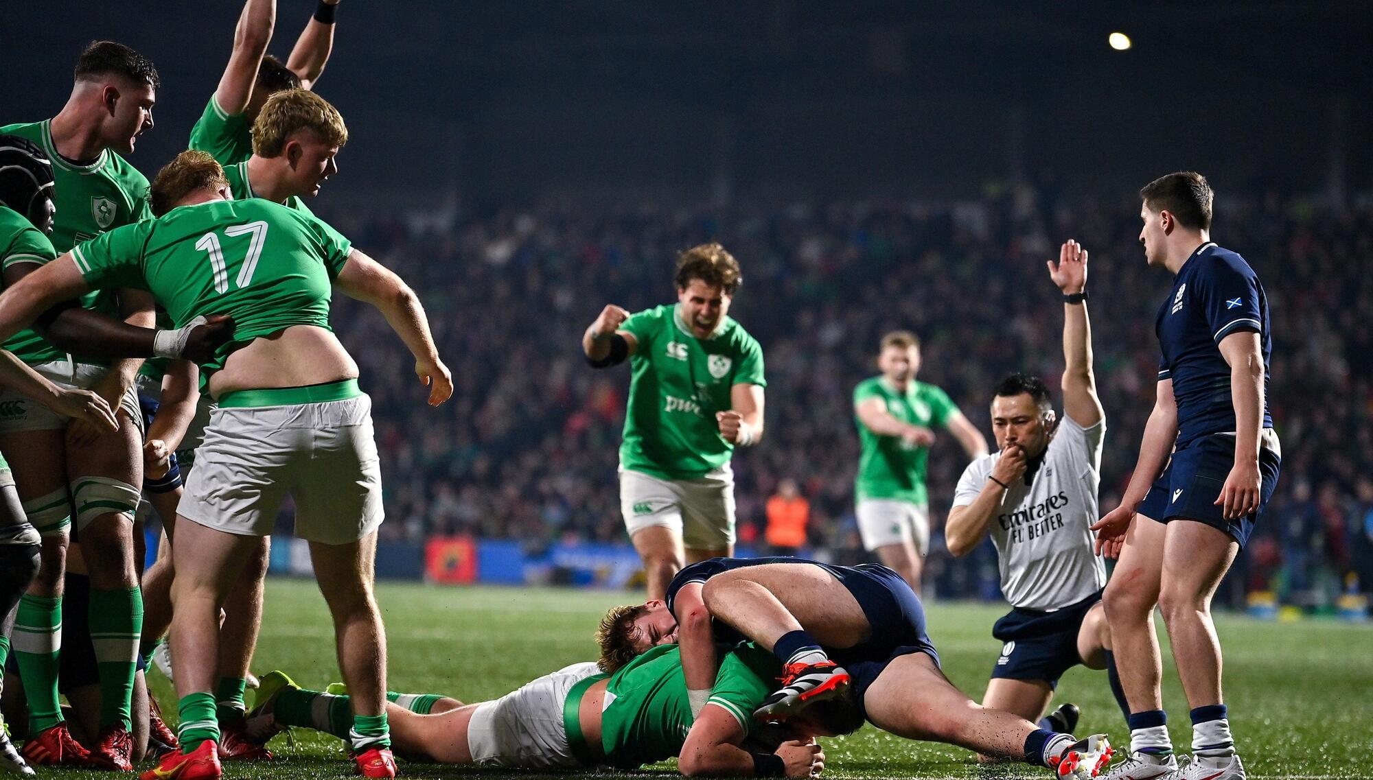 Ireland end U20 Six Nations in style but still pipped at post by England