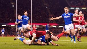 <p>Italy's Lorenzo Pani scores a try during the Guinness Six Nations match at the Principality Stadium, Cardiff. Picture: Joe Giddens/PA Wire. </p>