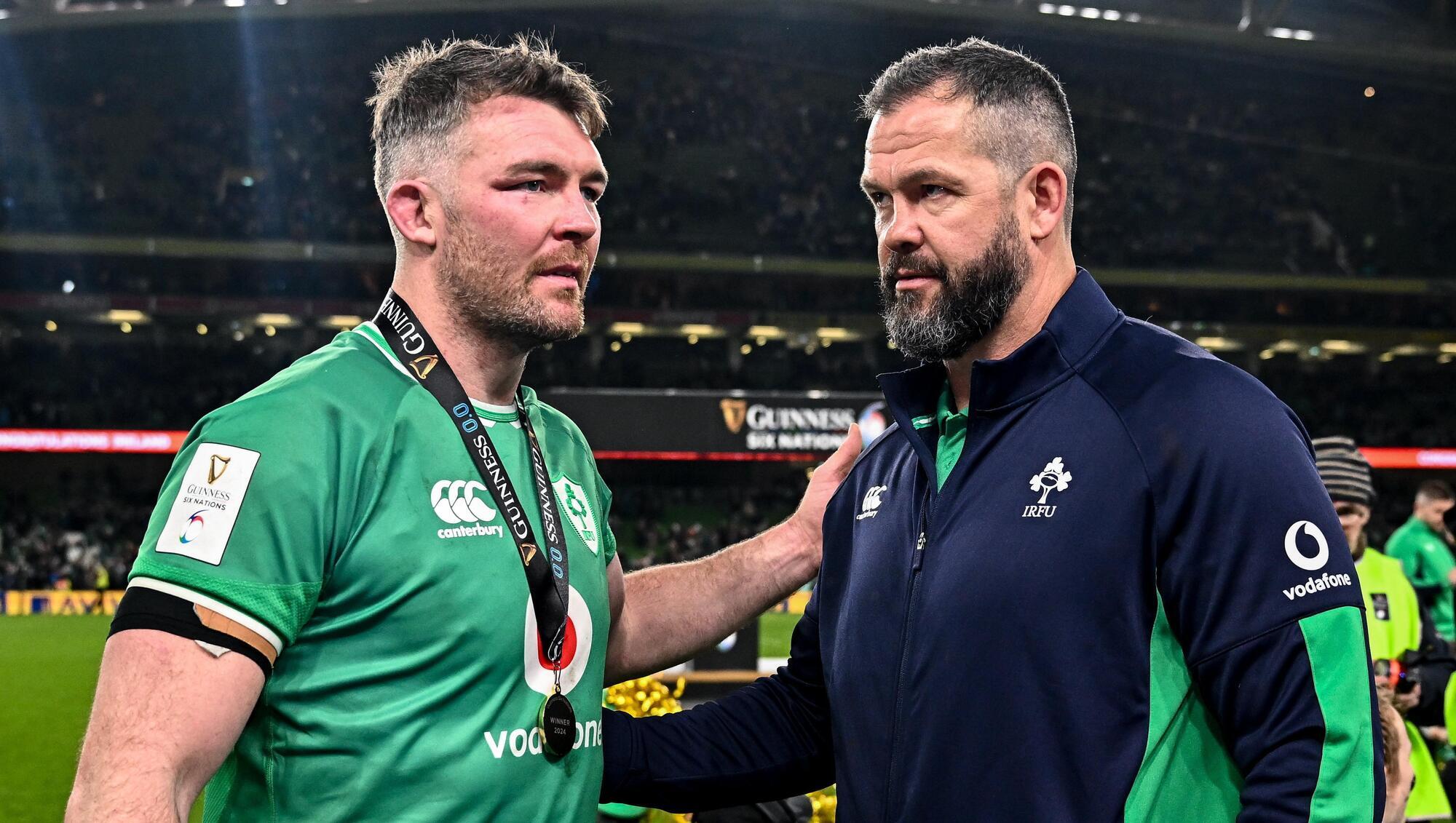 Peter O'Mahony and Andy Farrell will 'chew the fat' in the coming days