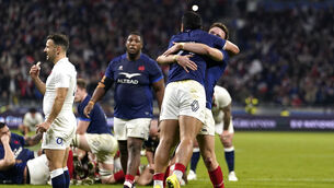 <p>France claimed a last-gasp win over England (Andrew Matthews/PA)</p>