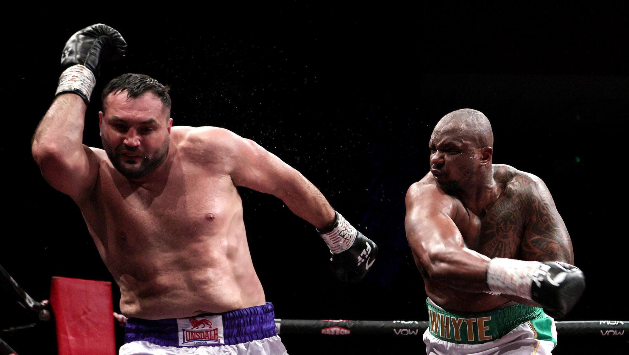 Duality of boxing on full display as Whyte makes winning return and O’Sullivan vows to fight on