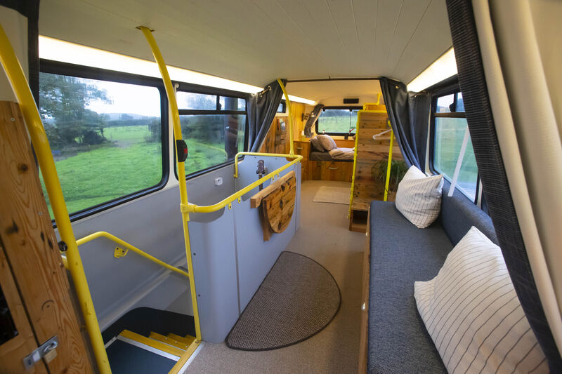  The top deck of one of the Tramore Eco Buses. Photograph: Patrick Browne