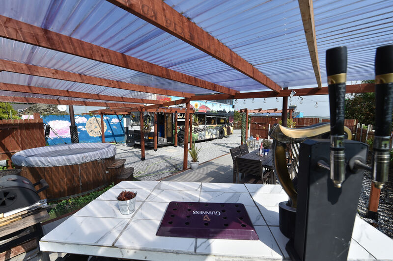 The Ballinadee Bus' patio and eating out area. Picture Dan Linehan