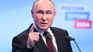 <p>Vladimir Putin won the presidential election in Russia last weekend. Picture: Natalia Kolesnikova/AFP</p>