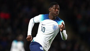 <p>Kobbie Mainoo has been called into the England squad. Pic: Mike Egerton/PA</p>